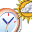 Weather Clock 4.5 - Get things done and don't forget the umbrella Weather Clock 4.5 32x32 pixels icon