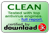 NoteScribe antivirus report at download3k.com