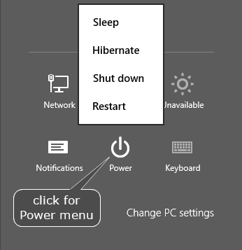 3 full Several ways to open Power Menu in Windows 8 and 10 3 full Several ways to open Power Menu in Windows 8 and 10